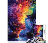 Puzzle de 1000 pièces pour Adolescents Perdu dans Ses rêves Jeu éducatif Cadeau d'anniversaire Casse-tête Difficile et Stimulant Dimensions 50x75cm