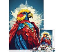 Puzzle de 1000 pièces pour Adolescents Perroquet Super-héros Décoration Murale Cadeau d'anniversaire Jeu éducatif Entraîne Le Cerveau et la motricité Fine Dimensions 50x75cm