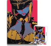 Puzzle de 1000 pièces pour Adolescents - Personnage d'anime en Uniforme Militaire - Jeu Amusant en Famille - Niveau de difficulté élevé - Idée Cadeau - Dimensions : 50x75cm