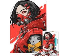 Puzzle de 1000 pièces pour Adolescents Personnage féminin Cyberpunk idéal pour Un Anniversaire ou Noël Activités familiales Anti-Stress Convient aux 14 Ans et Plus (50x75cm)