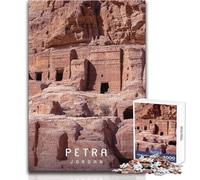 Puzzle de 1000 pièces pour Adolescents Petra, la cité Perdue Divertissement en Famille, Jeux d'analyse et de logique, Cadeau d'anniversaireDimensions 38x26 cm.