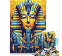 Puzzle de 1000 pièces pour Adolescents Pharaon Ramsès II Jeu Relaxant défi Stimulant Cadeau d'anniversaire Original 38x52cm