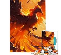 Puzzle de 1000 pièces pour Adolescents Phénix créature légendaire Jeu de réflexion Stimulant pour s'amuser en Famille (Dimensions 38x52cm)