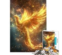 Puzzle de 1000 pièces pour Adolescents Phénix créature légendaire Stimule Le Cerveau Jouet éducatif et décoratif Mural Convient aux Personnes de 14 Ans et Plus 50x75cm