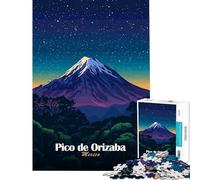 Puzzle de 1000 pièces pour Adolescents Pico De Orizaba Mountain Jeu intellectuel et éducatif Anti-Stress Cadeau d'anniversaire (Taille 50x75cm)