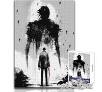 Puzzle de 1000 pièces pour Adolescents Piégés dans l'ombre des géants, Un Jeu de défi Unique, Cadeau pour Femmes, œuvre d'art, Dimensions:38 x 52cm