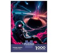 Puzzle De 1000 Pièces pour Adolescents Pink Destruction Puzzles pour Adultes, Jeu Familial Difficile, Défi Idéal comme Cadeau 38x26cm/1000pcs
