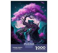 Puzzle De 1000 Pièces pour Adolescents Pink Magical Tree Casse-tête pour Adolescents - Jeu Difficile Et Stimulant - Cadeau 70x50cm/1000pcs