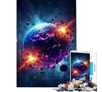 Puzzle de 1000 pièces pour Adolescents planète en Explosion dans l'espace Profond Stimule Le Cerveau Jeu éducatif et Amusant pour Toute la Famille (14 Ans et Plus) Format 38x26cm