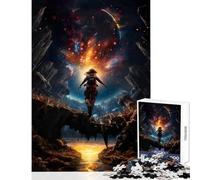 Puzzle de 1000 pièces pour Adolescents Plongée dans l'univers Jeu de Construction Idée Cadeau et Jouet éducatif Jeu d'interaction Parent-Enfant Dimensions 38x52cm