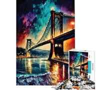 Puzzle de 1000 pièces pour Adolescents Pont du Bosphore à Istanbul Difficile et Stimulant décoration intérieure Jeu Relaxant pour Les 14 Ans et Plus (50x75cm)