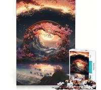 Puzzle de 1000 pièces pour Adolescents « Portail des rêves Japonais », Jeu de Manipulation, d'analyse et de logique, idéal pour décorer Un Bureau 50x75cm
