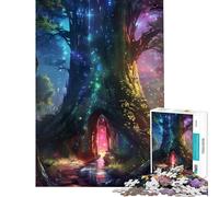 Puzzle de 1000 pièces pour Adolescents Portail vers l'inconnu Un défi Stimulant pour Toute la Famille Jeu Amusant à partir de 14 Ans Jeu de Puzzle proposé (38x26cm)