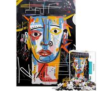 Puzzle de 1000 pièces pour Adolescents Portrait Abstrait d'Auguste aux Couleurs Vives idéal pour Un Anniversaire ou Noël Jouet éducatif Anti-Stress adapté aux 14 Ans et Plus (38x52cm)
