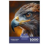 Puzzle de 1000 pièces pour adolescents Portrait d'aigle sauvage Puzzles pour adultes Relaxation Jeux Analyse et Logique Cadeaux d'anniversaire de Noël 38 x 26 cm/1000 pièces