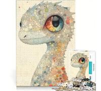 Puzzle de 1000 pièces pour Adolescents, Portrait de Dragon coloré, Jeux relaxants, décompression intellectuelle, Cadeau d'anniversaire Unique 50x75cm