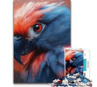 Puzzle de 1000 pièces pour Adolescents : Portrait de Perroquet coloré, Jeu de Vitesse Impossible à Jouer à partir de 14 Ans Dimensions : 38x26cm