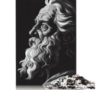Puzzle de 1000 pièces pour Adolescents « Portrait de Platon » - Puzzle en Bois pour Adultes - Jeu de décompression - 1000 pièces (75 x 50 cm)