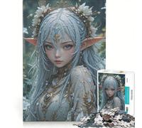 Puzzle de 1000 pièces pour Adolescents, Portrait de Princesse Elfe, Jeu Impossible, Cadeau d'anniversaire, Cadeau d'anniversaire Unique 50x75cm
