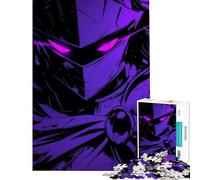 Puzzle de 1000 pièces pour Adolescents Portrait du Chevalier Violet Jeu Amusant et addictif pour cultiver la Patience Cadeau d'anniversaire pour Toute la Famille (Dimensions 75x50cm)