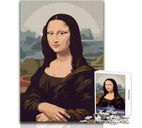 Puzzle de 1000 pièces pour Adolescents - Portrait numérique de la Joconde - Activité de Loisirs Calme et agréable - Finitions précises - Dimensions:38x52cm