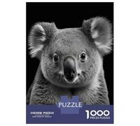 Puzzle De 1000 Pièces pour Adolescents Portrait of A Koala Puzzle pour Adolescents Analyse Et Logique Difficile Et Stimulant, Idéal comme Cadeau 70x50cm/1000pcs