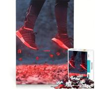 Puzzle de 1000 pièces pour Adolescents Poussière de fée Rouge Jeu de réflexion Difficile et Stimulant idéal comme Cadeau pour Toute la Famille 50x75cm