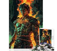 Puzzle de 1000 pièces pour Adolescents Prométhée Ascendant ︰ Forgé dans Le feu Divin - Jeux relaxants améliore la mémoire décoration intérieure Jouet Anti-Stress Cadeau (38x26cm)