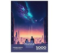 Puzzle De 1000 Pièces pour Adolescents Purple Storm Raven Puzzle pour Adultes Jeu Manuel Décoration Murale Cadeaux pour Amis Et Famille 38x26cm/1000pcs