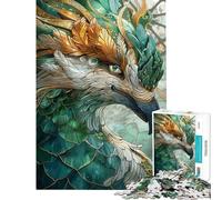 Puzzle de 1000 pièces pour Adolescents Puzzle Abstrait phénix Kintsugi pour Adultes Jeu de réflexion pour améliorer la mémoire Cadeau d'anniversaire ou de Noël (Taille 38x26cm)