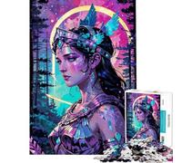 Puzzle de 1000 pièces pour Adolescents Puzzle Artemis︰ Chasseuse Lunaire pour Adultes Jouet décoration Murale améliore la mémoire réduit Le Stress Cadeau (Taille 50x75cm)