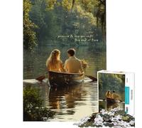 Puzzle de 1000 pièces pour Adolescents Puzzle avec Citation d'amour pour Couples Jeu à Faire soi-même pour Adultes Divertissement à Domicile Cadeau Stimulant (Taille 38x52cm)