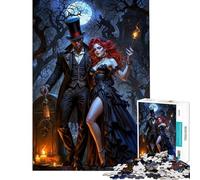 Puzzle de 1000 pièces pour Adolescents Puzzle Baron Samedi Jeu Familial décoration Murale Difficile et Stimulant (Taille 50x75cm)