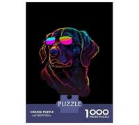 Puzzle de 1000 pièces pour adolescents - Puzzle Chesapeake Bay Retriever pour adultes - Jeu familial - Cadeaux pour femmes - Difficile et défi - 52 x 38 cm - 1000 pièces