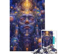 Puzzle de 1000 pièces pour Adolescents Puzzle Cosmic Psyche Jeu de réflexion Difficile et Stimulant à compléter (Dimensions 38x52cm)
