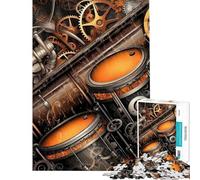 Puzzle de 1000 pièces pour Adolescents Puzzle Cyberpunk Orchestra pour Adultes Jeu Manuel de découpe de précision activités Amusantes à Faire à la Maison (Taille 50x75cm)