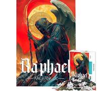 Puzzle de 1000 pièces pour Adolescents Puzzle de l'archange Raphaël pour Adultes Jeu Manuel Passe-Temps idéal Cadeaux de Noël ou d'anniversaire (Taille 38x52cm)