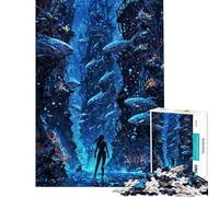 Puzzle de 1000 pièces pour Adolescents Puzzle de métropole sous-Marine pour Adultes Jeu de Construction à Faire soi-même Passe-Temps Stimulant Cadeau (Taille 38x26cm)