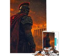 Puzzle de 1000 pièces pour Adolescents Puzzle de ruines de Guerriers Romains pour Adultes Jeu Manuel Passe-Temps idéal Cadeaux de Noël ou d'anniversaire (Taille 38x52cm)