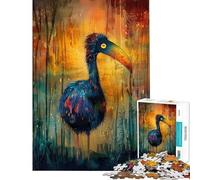 Puzzle de 1000 pièces pour Adolescents Puzzle Dodo fantaisiste Jeu de réflexion Découpe de précision Idéal pour Un Anniversaire ou Noël (Dimensions 38x26cm)