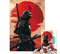 Puzzle de 1000 pièces pour Adolescents Puzzle épique de samouraï Japonais pour Adultes Jouet Anti-Stress décoration Parfaite activités Amusantes à la Maison (Taille 38x26cm)