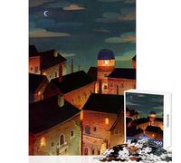 Puzzle de 1000 pièces pour Adolescents Puzzle in The Night Puzzle de 1000 pièces Jeux relaxants Idée Cadeau et Jouet Découpe de précision (50x75cm)