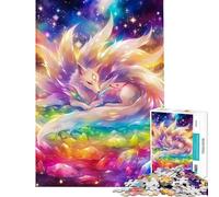 Puzzle de 1000 pièces pour Adolescents Puzzle Kitsune Arc-en-Ciel Jouet éducatif 1000 pièces Une œuvre d'art Jeu Familial éducatif (38x52cm)