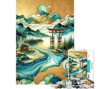 Puzzle de 1000 pièces pour Adolescents Puzzle La Porte du Paradis » pour Adultes Jeu de réflexion découpe de précision Cadeau d'anniversaire Unique (Dimensions 38x26cm)