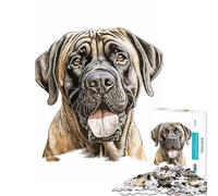 Puzzle de 1000 pièces pour Adolescents Puzzle Minimaliste avec Un Chien Aide à Faire Travailler Le Cerveau défi Difficile Jeu Relaxant pour Les 14 Ans et Plus (50x75cm)