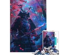 Puzzle de 1000 pièces pour Adolescents Puzzle Nightfall Samurai Saga pour Adultes Jeux Amusants améliore la mémoire Aide à exercer Le Cerveau (Taille 50x75cm)