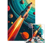 Puzzle de 1000 pièces pour Adolescents Puzzle Odyssée Galactique pour Adultes Jouet à Monter soi-même Passe-Temps idéal Cadeau d'anniversaire Unique (Taille 50x75cm)