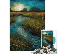 Puzzle de 1000 pièces pour Adolescents Puzzle Paysage de rêve dans Une Prairie Jeux relaxants pour Adultes Cadeaux pour améliorer la mémoire pour Les Amis et la Famille (Taille 38x52cm)