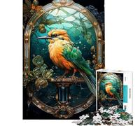 Puzzle de 1000 pièces pour Adolescents Puzzle pour Adultes sur Le thème des Oiseaux mythiques Jouet Anti-Stress décoration Parfaite pour Noël ou Un Anniversaire (Taille 50x75cm)