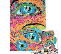 Puzzle de 1000 pièces pour Adolescents Puzzle Psycho Dream pour Adultes Jeu Manuel de découpe de précision activités Amusantes à Faire à la Maison (Taille 50x75cm)